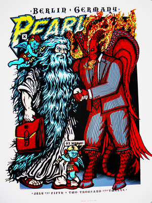 Concert poster from Pearl Jam - O2 World, Berlin, Germany - Jul 5, 2012