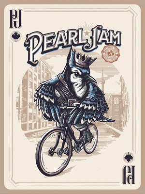 Concert poster from Pearl Jam - Air Canada Centre, Toronto, ON, Canada - May 12, 2016