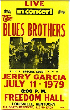 Concert poster from Blues Brothers - Freedom Hall, Louisville, KY, USA - Jul 11, 1979