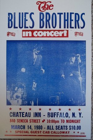 Concert poster from Blues Brothers - Chatteau Inn, Buffalo, NY, USA - Mar 14, 1980