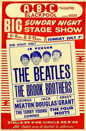 Concert poster from The Beatles - ABC Theatre, Blackpool, England - Jul 7, 1963