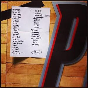 Setlist photo from Pearl Jam - The Rose Garden Arena, Portland, OR, USA - Nov 29, 2013
