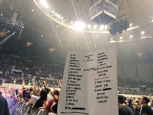 Setlist photo from Pearl Jam - Hampton Coliseum, Hampton, VA, USA - 18. Apr 2016