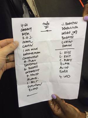 Setlist photo from Pearl Jam - Air Canada Centre, Toronto, ON, Canada - May 12, 2016